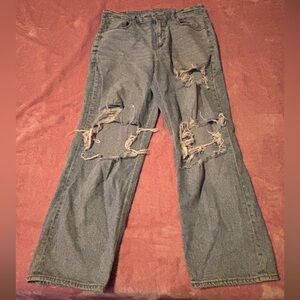 American Eagle Outfitters Curvy 90s Straight Stretch Jeans Size 14